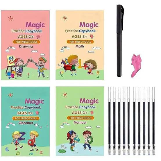 Magic Book Kids Sank Magic Book Education Read And Write Book For Kids